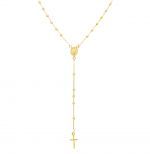 Golden rosary necklace k14   (code S254730)
